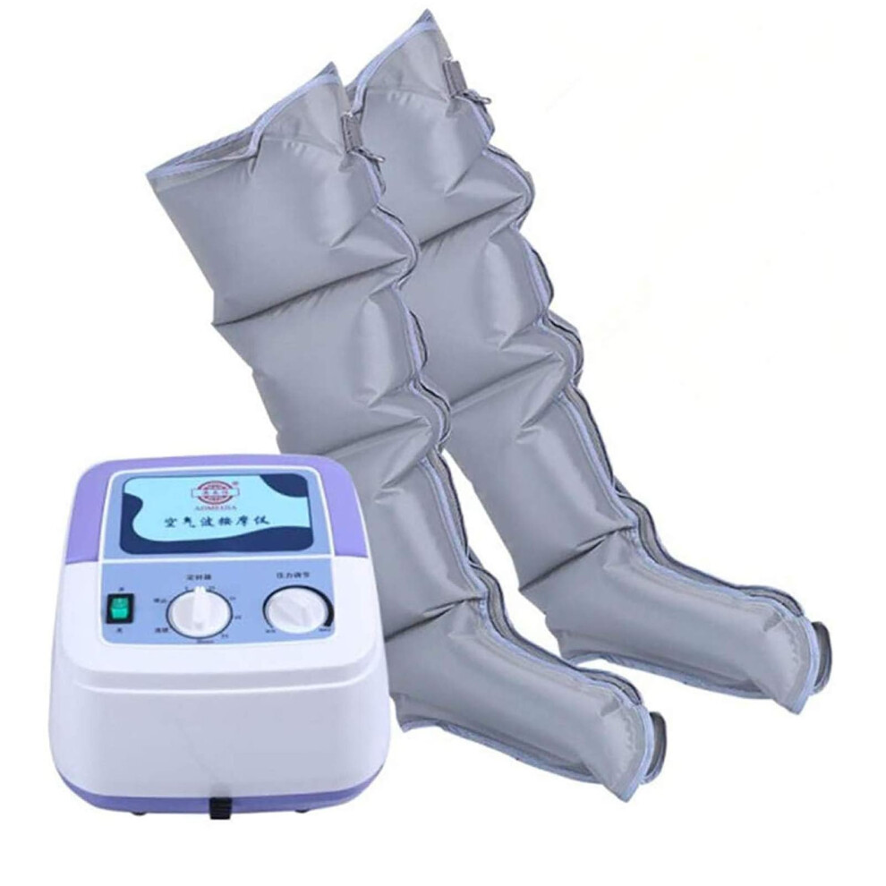 Leg Compression Massager Electric 4-Cavity Lymphatic Drainage Device For Swelling, Muscle Fatigue, And Pain Relief