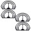 8 Pcs Hats Baseball Cap Curve Bending Tool Curving 3