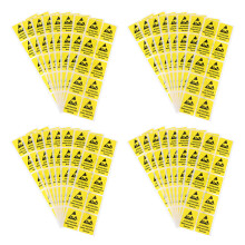 160 Pcs Static Warning Labels Device Caution Stickers