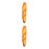 2Pcs PU Chocolate Artificial Bread for Kitchen Realistic Bakery Decor 4