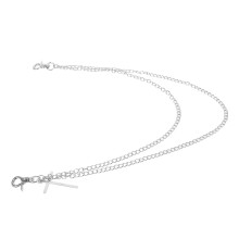 4St Street Punk Broekketting Van Zinkmetaal Met Laagjes En Kruisdesign