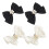 8 Pairs Shoe Clips With Imitation Pearls For Wedding Decor 3