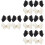 8 Pairs Shoe Clips With Imitation Pearls For Wedding Decor 8