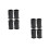 8Pièces Cache Rubber Antidérapant Pour Microphone Noir Absorption Choc 6