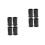 8Pièces Cache Rubber Antidérapant Pour Microphone Noir Absorption Choc 7