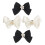 8 Pairs Shoe Clips With Imitation Pearls For Wedding Decor 2