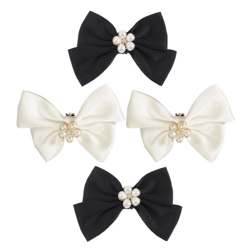 8 Pairs Shoe Clips With Imitation Pearls For Wedding Decor 1