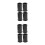 8Pièces Cache Rubber Antidérapant Pour Microphone Noir Absorption Choc 5