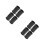 8Pièces Cache Rubber Antidérapant Pour Microphone Noir Absorption Choc 9