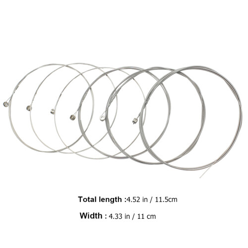 18 Pcs Replacement Electric Guitar Strings Stainless Steel 1
