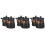 6 Pcs Ceramic Soy Sauce Container And Dispenser 8