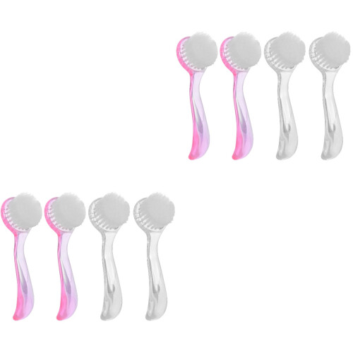 2 Pieces Nail Brush Dust Finger Scrubbing Handle Grip Toe Cleaning 2