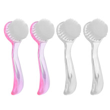 2 Pieces Nail Brush Dust Finger Scrubbing Handle Grip Toe Cleaning