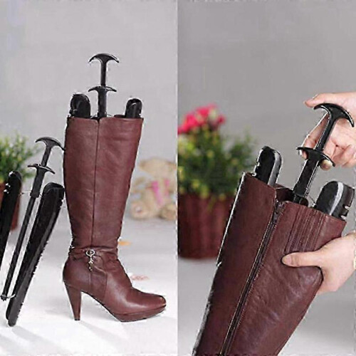 (Purple) Boots Stand Holder Automatic Boot Shoe Stretcher Support Keeperq 2