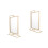 2Pcs 8 Inch Double Sided Rotating Floating Picture Frame For Decor 4