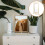 2Pcs 8 Inch Double Sided Rotating Floating Picture Frame For Decor 9