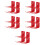 20 Pcs Fire Extinguisher Wall Mount Bracket Heavy Duty Holder 9