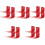20 Pcs Fire Extinguisher Wall Mount Bracket Heavy Duty Holder 5