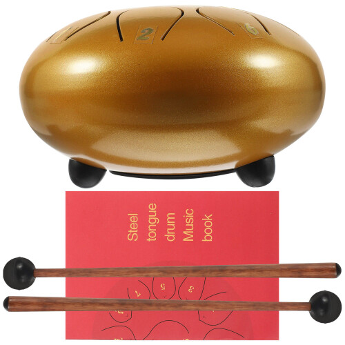 2 Sets Sturdy Metal Tongue Drum Beginner Percussion Instrument 1