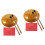 2 Sets Sturdy Metal Tongue Drum Beginner Percussion Instrument 6