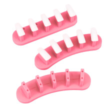 9 Pcs Nail Training Rack With 10 Tips For Women (Pink)