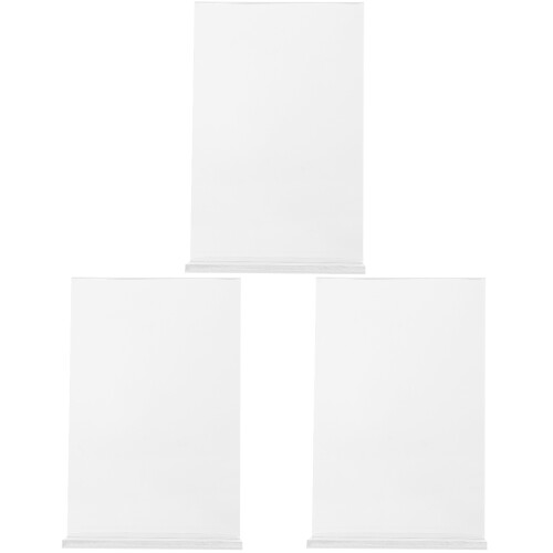 18 Pcs Acrylic Flyer Holders Sturdy Sign Display Organizers 1