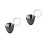 2Pcs Portable Guitar Pick Storage For Plectrums Black 6