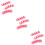 9 Pcs Nail Training Rack With 10 Tips For Women (Pink) 9