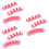 9 Pcs Nail Training Rack With 10 Tips For Women (Pink) 7