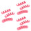 9 Pcs Nail Training Rack With 10 Tips For Women (Pink) 6