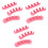 9 Pcs Nail Training Rack With 10 Tips For Women (Pink) 3