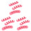 9 Pcs Nail Training Rack With 10 Tips For Women (Pink) 2