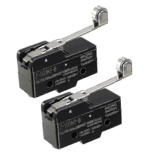 2pcs Z-15gw2-b 1no + 1nc Long Hinge Roller Lever Mini Action