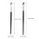 1 Set Angled Eyeliner And Eyebrow Cosmetic Brushes 2