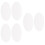 3 Pack Self-Adhesive Mirror Wall Stickers Oval Shaped Mirrors Bedroom 7