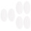 3 Pack Self-Adhesive Mirror Wall Stickers Oval Shaped Mirrors Bedroom 6
