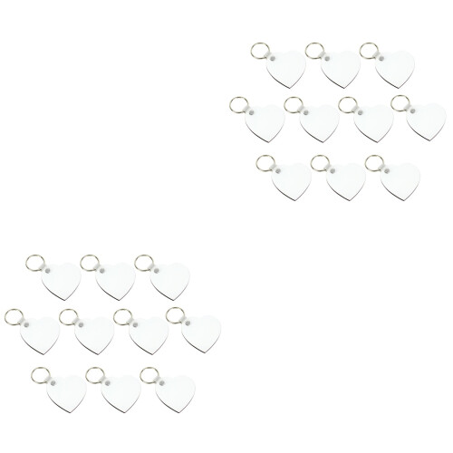 20 Pcs Bamboo Photo White Blank Board 2