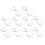 20 Pcs Bamboo Photo White Blank Board 1