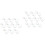 20 Pcs Bamboo Photo White Blank Board 4
