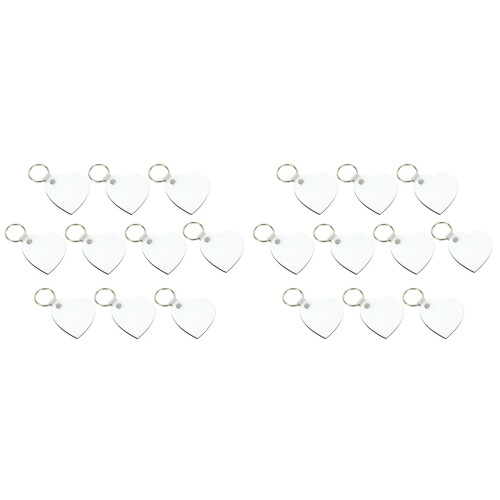 20 Pcs Bamboo Photo White Blank Board 1