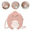 4 Sets Small Bag Diy Material Supplies Polyester Pu 11
