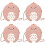 4 Sets Small Bag Diy Material Supplies Polyester Pu 5