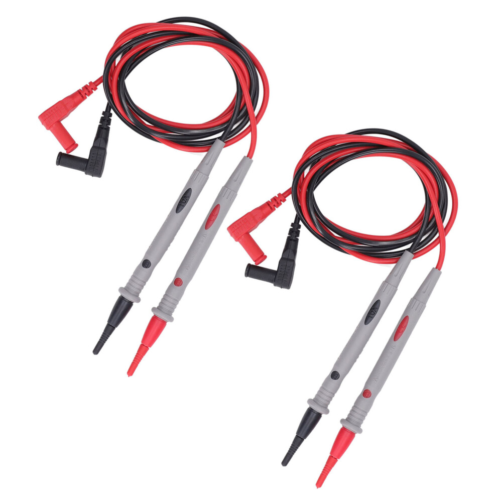 Test Leads Kit 2 Sets Multimeter Silicone Probes Electrical Wire 1000V 10A 3411352177734