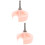 2Pièces Accessoire Rose Compact Pour Machine À Tricoter 7