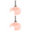 2Pièces Accessoire Rose Compact Pour Machine À Tricoter 5