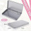 Rectangular Metal Tin Box with Lid Metal Hinged Lid Tin Metal Empty Tin Box Container Silver Storage Tin Box,2pcs 2