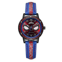 (Blue Red) Spiderman Watches Luminous Quartz Wrist Watch Analogue Kids Boys Girls Children Superhero Party Gifts JJM