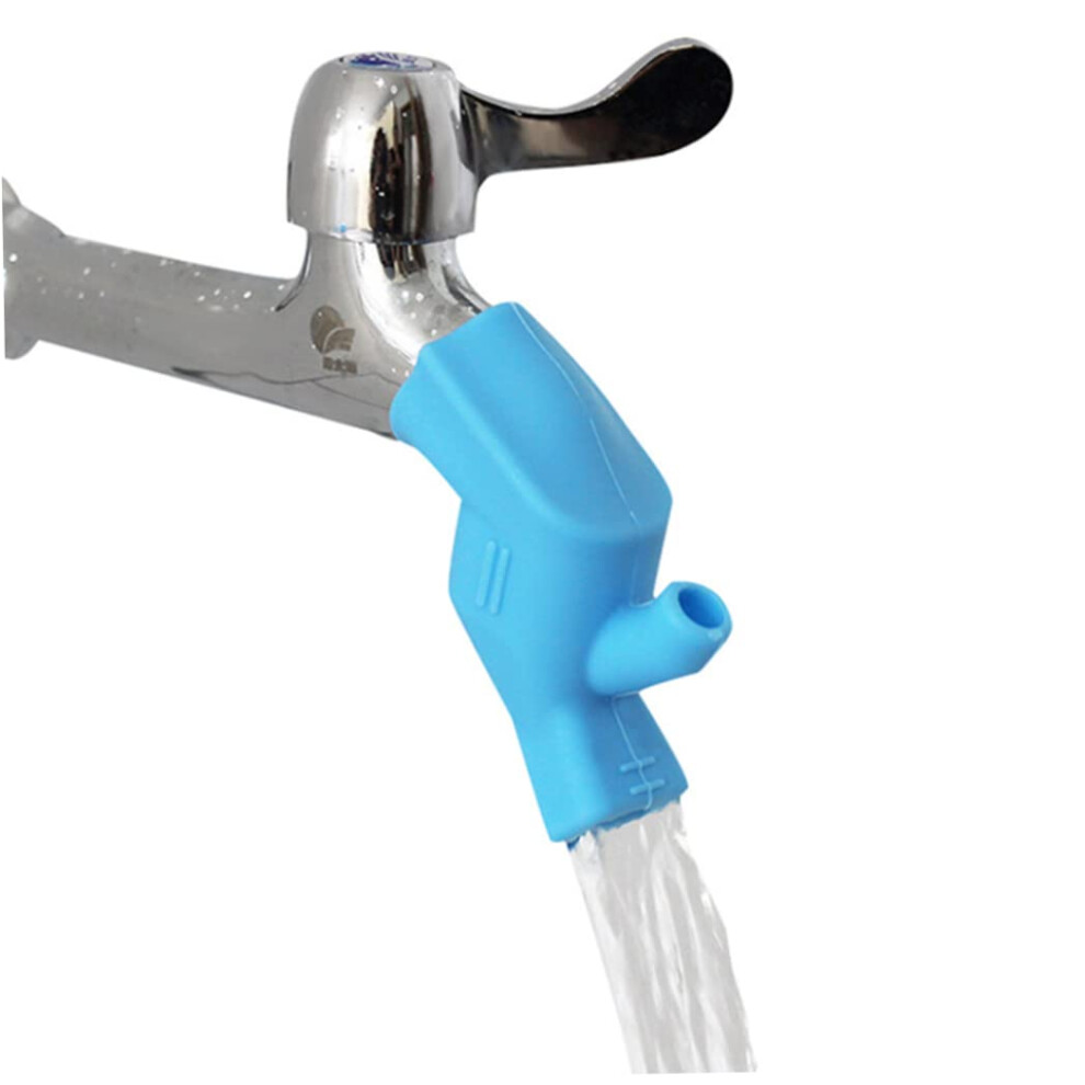 Faucet Extender Silicone Diversion Extender For Children And Toddlers, Blue Universal Fit Commercial Sink Taps 9016109256928