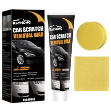 120ml Auto Polishing Kit With Sponges For Car Polish, Scratch Remover, Quick Fix Car Paint Scratch Repair Cleaning Kit