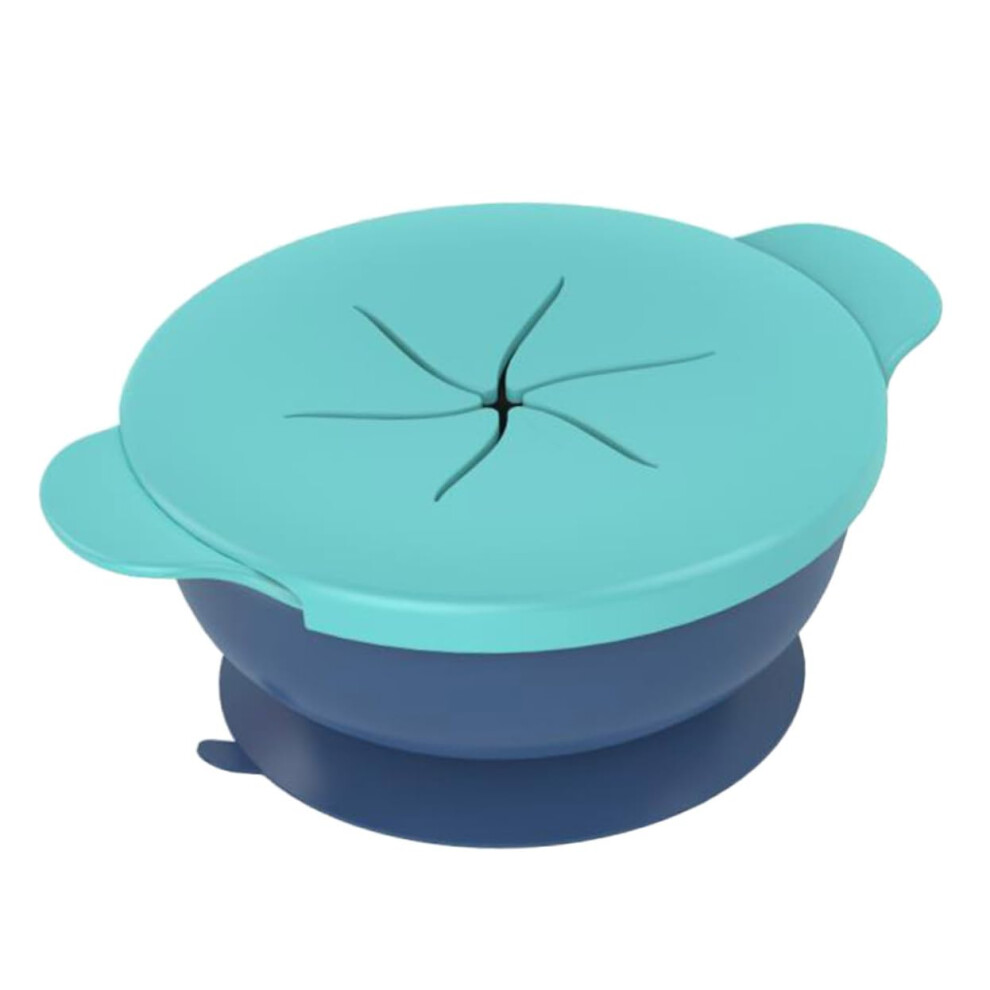 Silicone Feeding Plates Safe Dinnerware With Silica Gel Baffle Design Lightweight Portable Tableware For Home And Travel